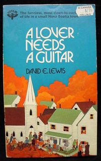 Lover Needs A Guitar David Lewis 1976 Nova Scotia NS 0002116243