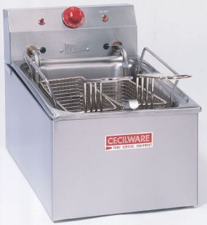 Cecilware El 250 Commercial Deep Fryer Countertop 240V