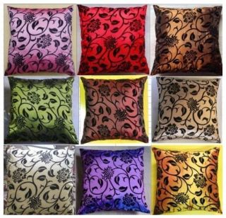 Black Leaf Garden Throw Decorative Pillow Case Cushion Cover 17 43