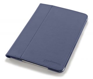 Blue iPad Mini case Devicewear Ridge 6 Position stand, Magnetic Lid