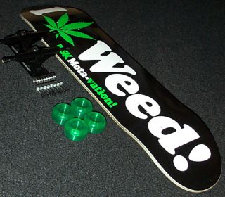 DGK Mota I Love Weed Black 8 0 Skateboard Complete Deck