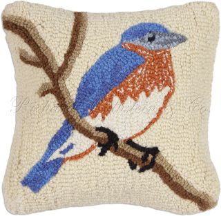 Decorative Bluebird Accent Throw Pillow from Richard Rothstein.