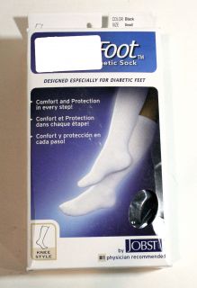Jobst SensiFoot Diabetic Relief Sock Black Small Socks
