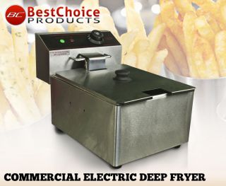 Deep Fryer Electric 2500 Watt Commercial Unit Restaurant Frying Deep