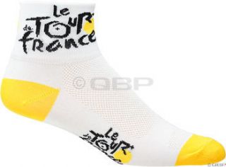 DeFeet Tour de France AirEator Sock White Yellow XL