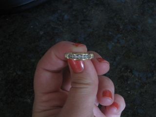 Keepsake Diamond Ring 14k Yellow Gold Size 8