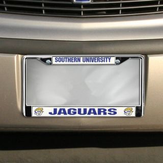 click an image to enlarge southern university jaguars silver metal