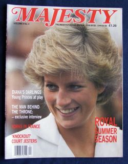 Majesty Vintage Vintage 1987 Royalty Magazine Princess Diana