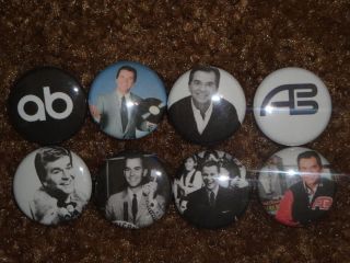 Dick Clark Buttons Pins Badges American Bandstand oldies Rock N New