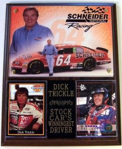 Dick Trickle 1989 NASCAR Winston Cup Rookie of The Year Photo Card