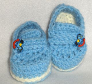 Crochet Baby Booties Shoes Handmade Preemie NB 0 3 Mo Crochet Baby