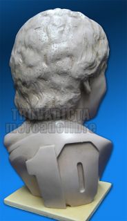 bust amazing diego maradona sculpture 1986 crafted details material