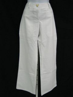 NWT CHRISTOPHER DEANE White Denim Trousers Jeans Pants Sz 2 $225