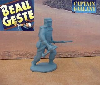 60mm Digby Geste Character French Foreign Legion Marx Captain Gallant