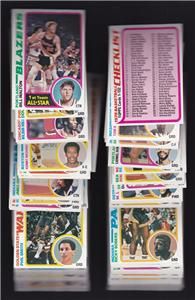 1978 79 Topps Basketball Complete Set 132 Cards NM MT Maravich B King