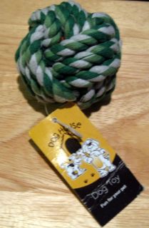 Pet Dog or Cat Rope Dogs Ball Cottons Chews Toy New
