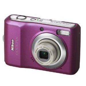   Coolpix L19 8MP Digital Camera Magenta Refurbished by Nikon Warranty