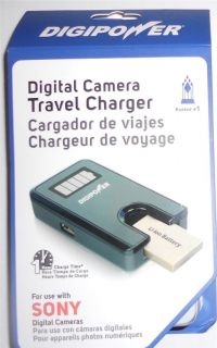 New Digipower Digital Camera Travel Charger for Sony Cameras 1 Hour