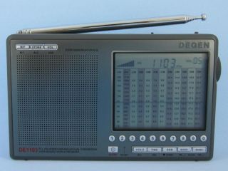 Degen DE1103 PLL SW MW LW Dual Conversion Digital Radio