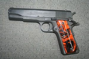 1911 Custom Pistol Grips Full Size HOT HARLEY by Herron Knives