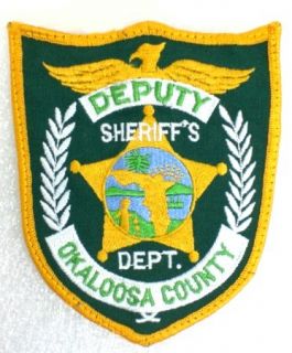Florida Okaloosa County Deputy Sheriffs Department Shoulder Patch