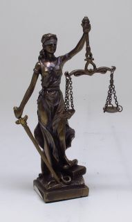 Item LADY JUSTICE GODDESS OF JUSTICE DIKE FIGURINE FIGURE.GREEK/ROMAN