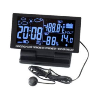 Digital Clock Thermometer Probe Gadget Weather Station Accuracy Indoor