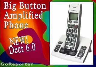 Clarity Big Button Amplified Cordless DECT 6 0 Phone