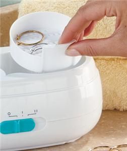 Ultrasonic Jewelry Cleaner Also Cleans Glasses Dentures