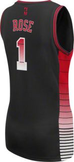 Derrick Rose Jersey Womens Adidas Vibe Black 1 Chicago Bulls Jersey