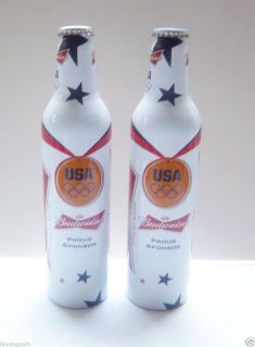 Budweiser 16 oz Aluminium Limited Edition USA 2012 Olympic Gold Medal