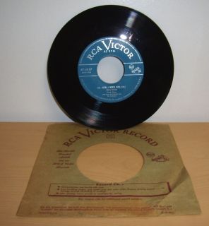 Vintage Dinah Shore 45 RPM record Oh How I Need You Joe The Lie De Lie