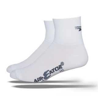 DeFeet Socks D Logo White AirEator 1P