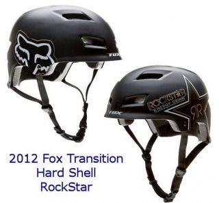  Fox Rockstar Transition Hard Shell Bike Helmet Dirt Trail Small