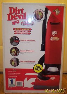 Brand New Dirt Devil M085610 Upright Vacuum Breeze Lightweight Design