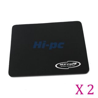 Silicone Mouse Pad for Laptop Computer Black Slim