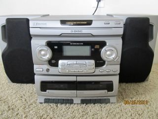 Emerson 3 Disc CD Changer with Dual Cassette