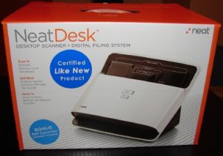 NeatDesk Desktop Scanner and Digital Filing System Neat Desk PC