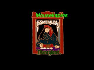 Penny Arcade Fortune Teller Esmeralda Disney 1998 Pin