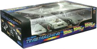 Back to the Future Trilogy   124 Scale Die Cast DeLorean Cars