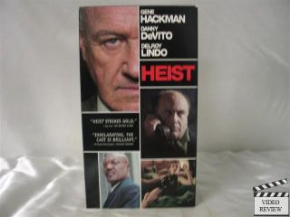 Heist VHS Gene Hackman Danny DeVito Delroy Lindo 085392132133