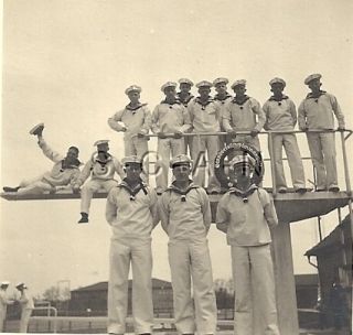  Navy RP  Kriegsmarine  Sailor Diving Board  Glückstadt Germany  1939