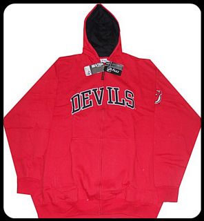 New Jersey Devils Full Zip Hoodie Sweatshirt Big Tall