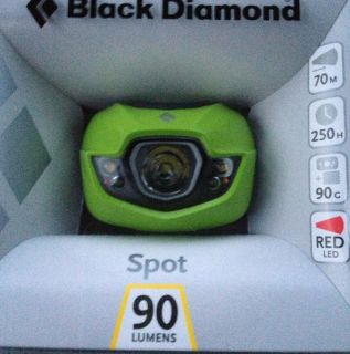 Black Diamond Spot 90 Lumens Headlamp New 2012 Lime Green