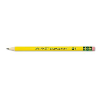 Dixon My First Ticonderoga Woodcase Pencil HB 2 Yellow Barrel Dozen