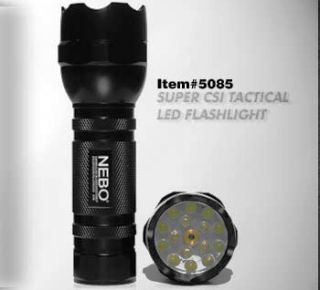  Nebo Super CSI Tactical 15 LED Flashlight New