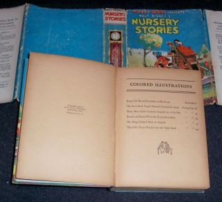  Silly Symphony Nursery Stories HC DJ Walt Disney SS Cartoons
