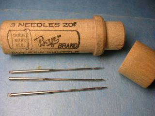  Needles Antique Sewing Machine Treadle Vintage Demorest   New Williams