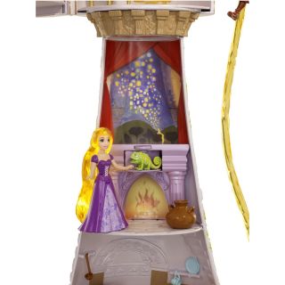 Disney TANGLED RAPUNZEL Magical TOWER Polly Pocket Playset NEW