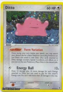 2X FRLG 4 Ditto Parallel Reverse Foil Pokemon Card EX FireRed 4